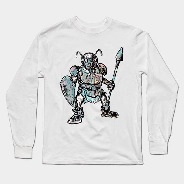 Mutant with color armor version 3 Long Sleeve T-Shirt by emalandia